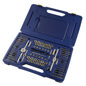 IRWIN HANSON Machine Screw/Fractional/Metric Tap, Die, Extractor and Drill Bit Set