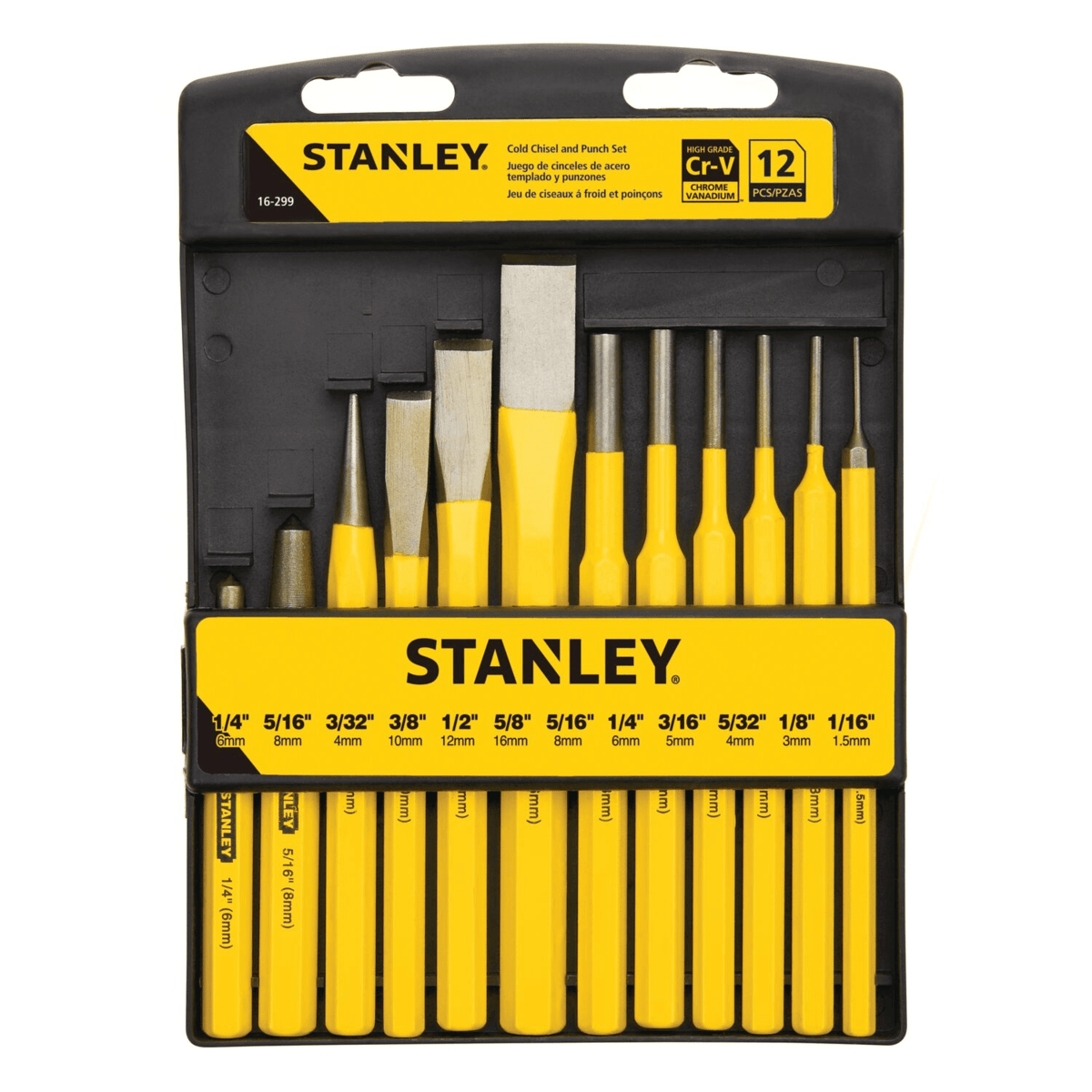 STANLEY Cold Chisel & Punch 12-Piece Set