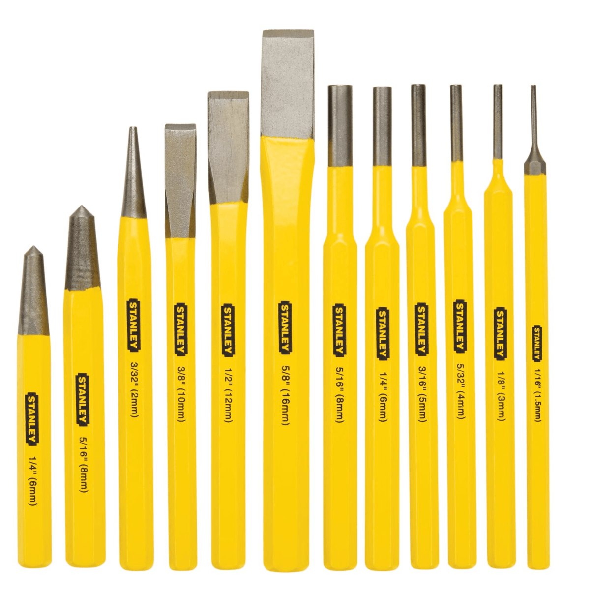 STANLEY Cold Chisel & Punch 12-Piece Set