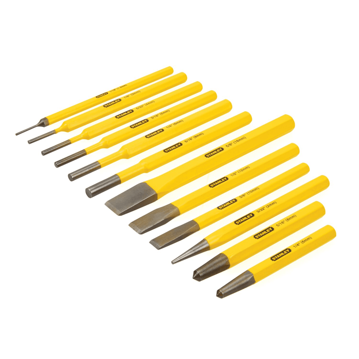 STANLEY Cold Chisel & Punch 12-Piece Set