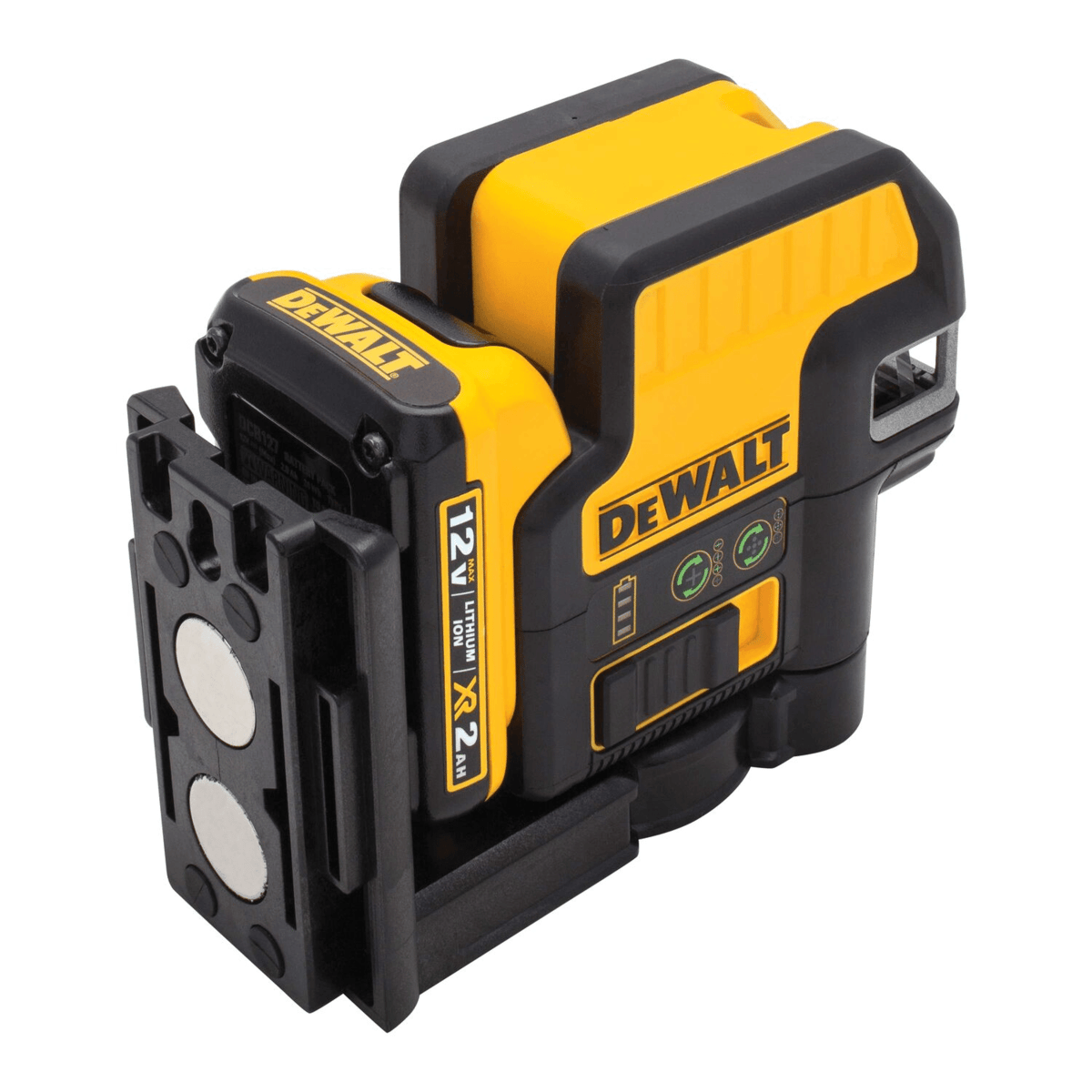 DEWALT 12V MAX 5 Spot + Cross Line Green Laser
