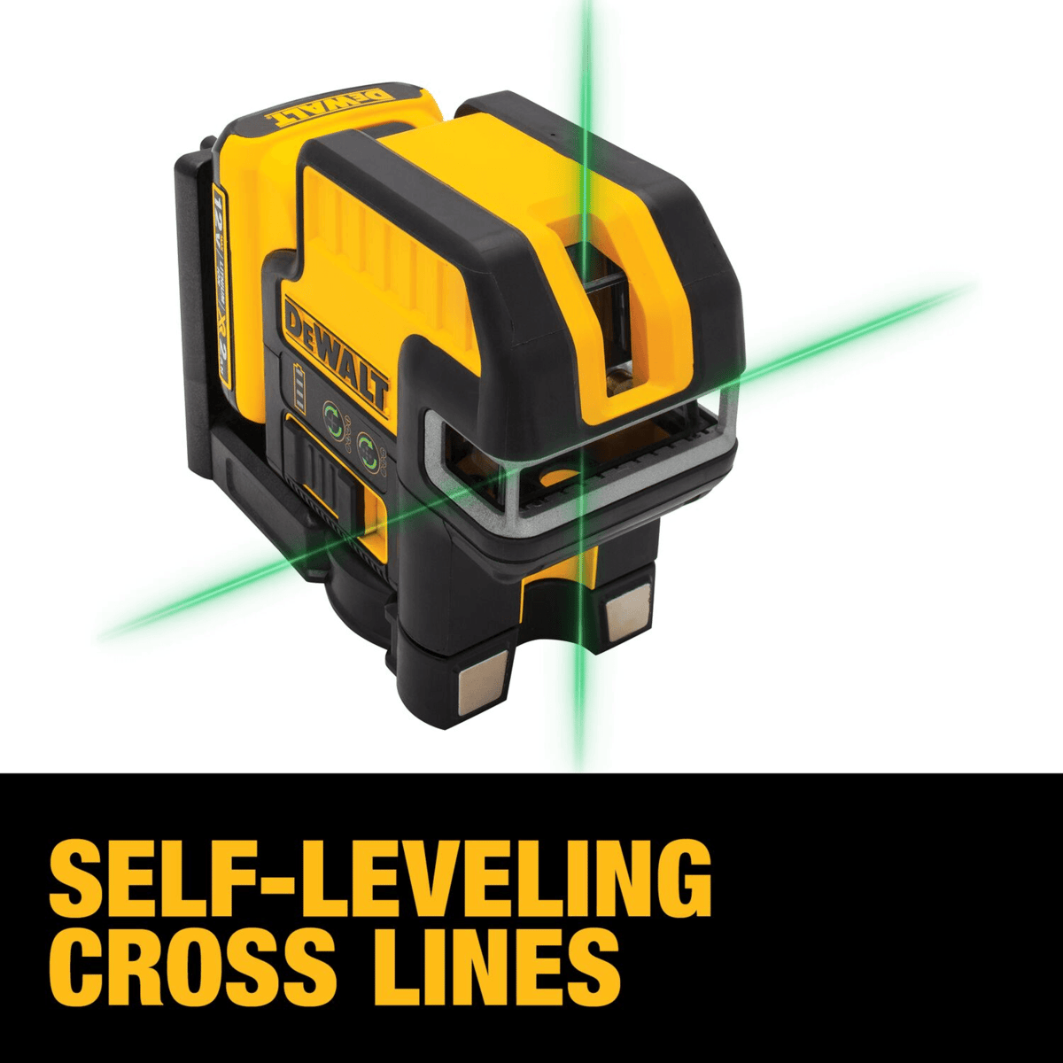DEWALT 12V MAX 5 Spot + Cross Line Green Laser
