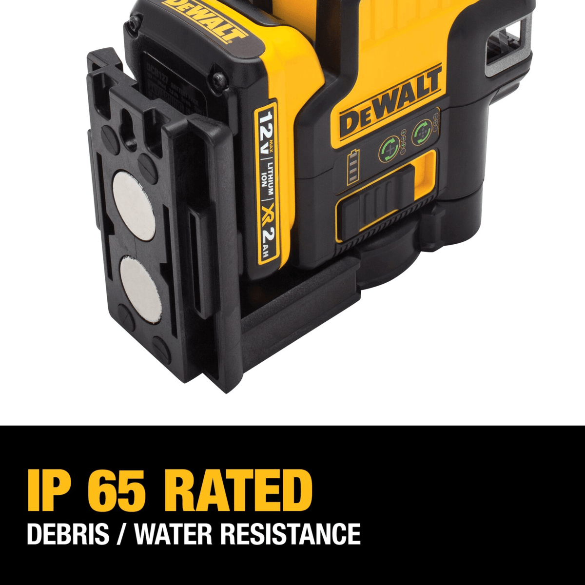 DEWALT 12V MAX 5 Spot + Cross Line Green Laser