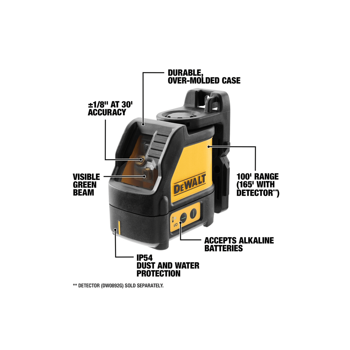 DEWALT Green Cross Line Laser