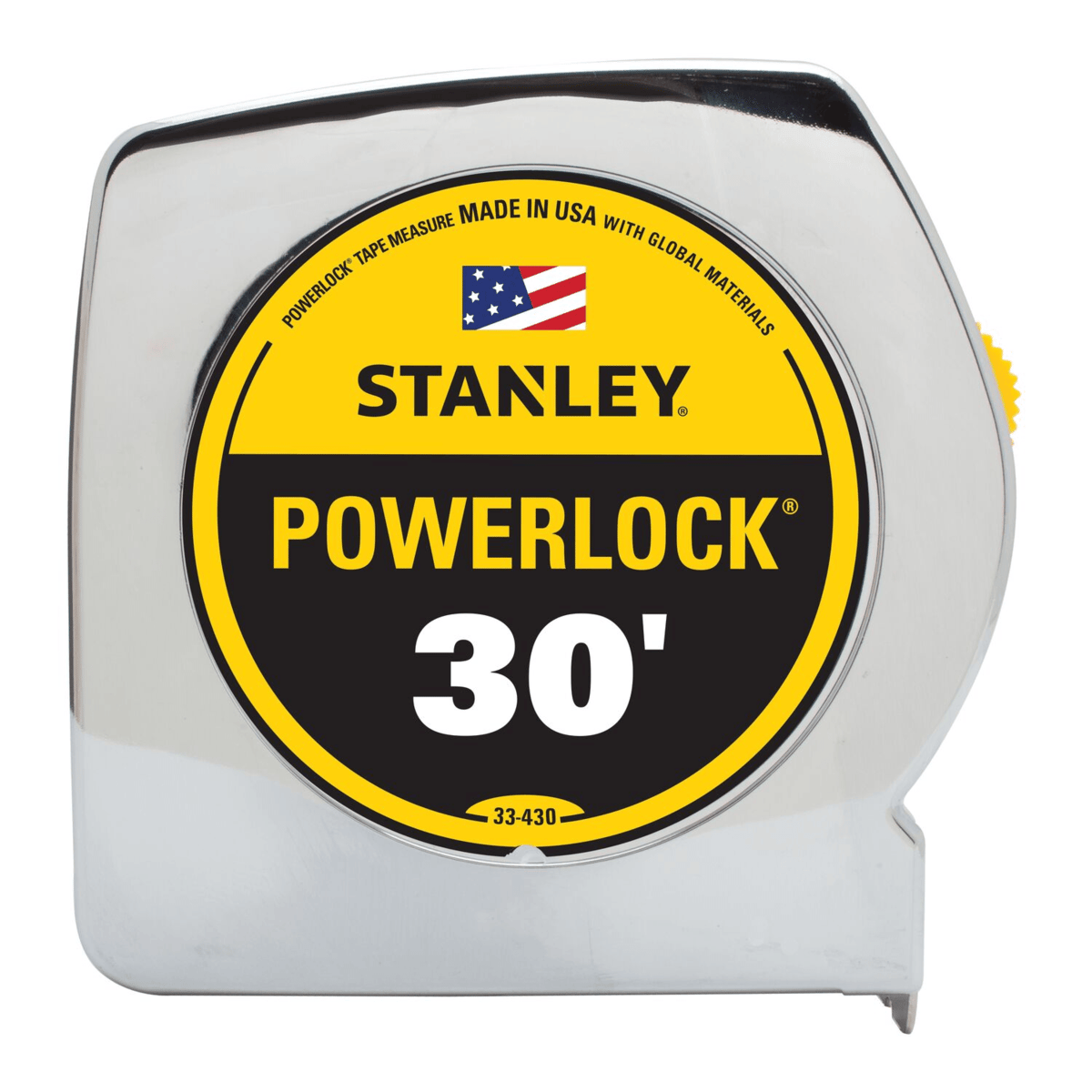 STANLEY PowerLock Tape Measure w/ BladeArmor, 30'