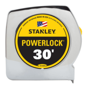 STANLEY PowerLock Tape Measure w/ BladeArmor, 30'