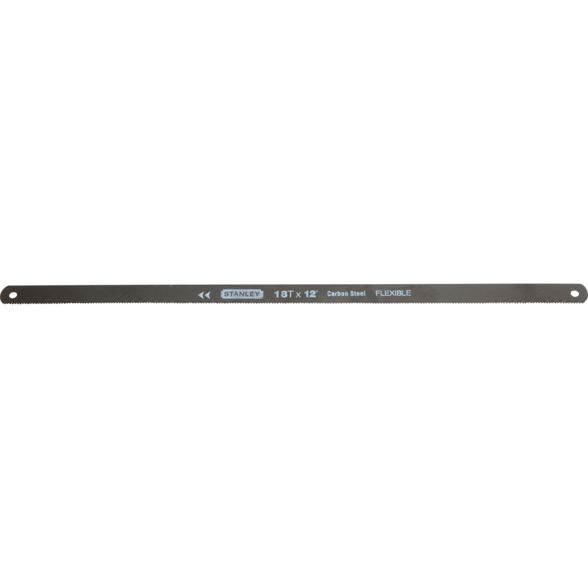 STANLEY Hacksaw Blade, 12" Length, 18 TPI, Pack of 2