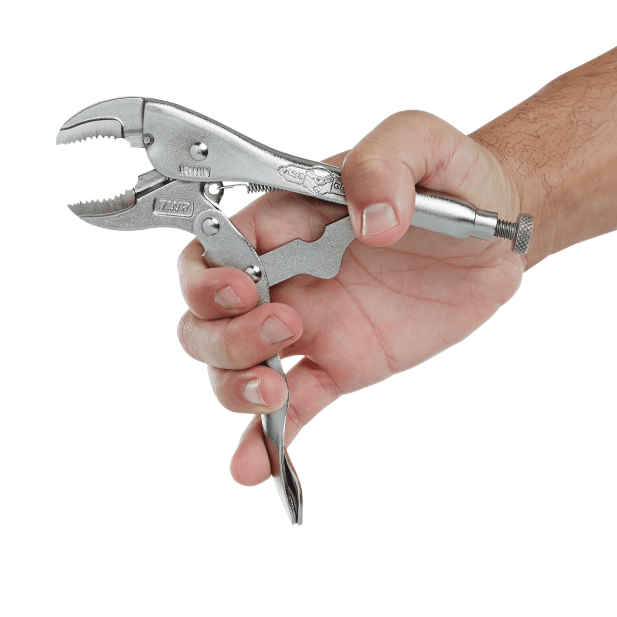 IRWIN Curved Jaw Locking Plier w/ Wire Cutter, 7"