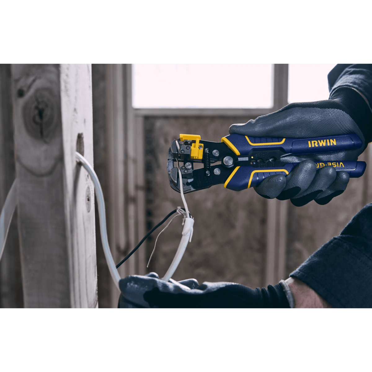 IRWIN VISE-GRIP Self-Adjusting Wire Stripper, 8"