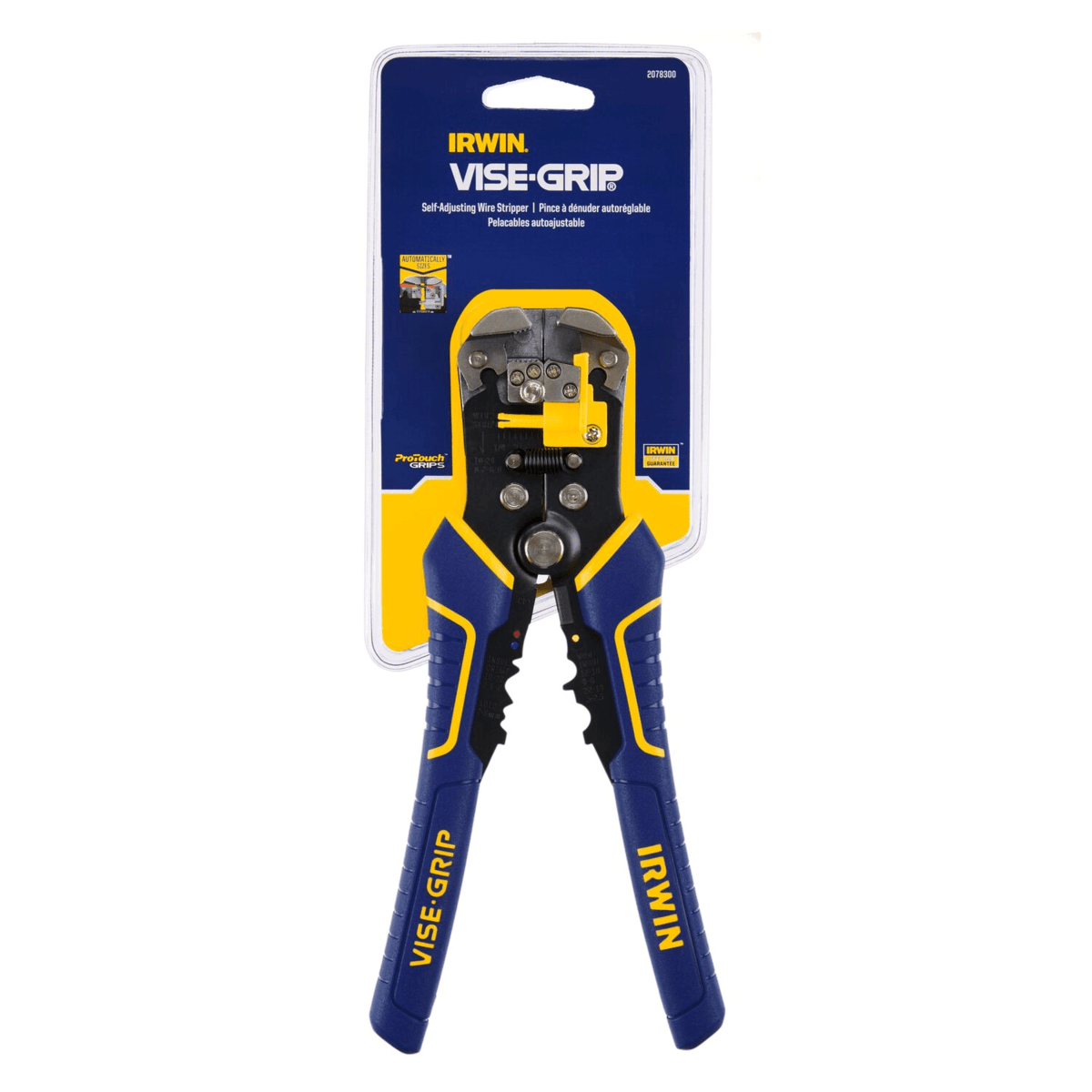 IRWIN VISE-GRIP Self-Adjusting Wire Stripper, 8"