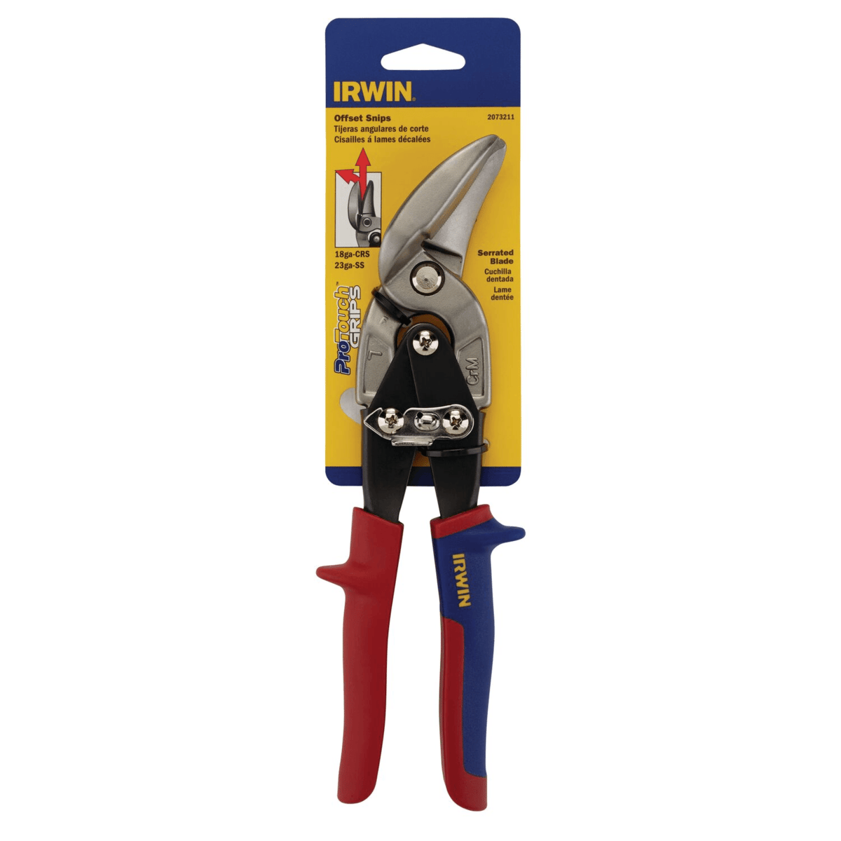 IRWIN Tools Offset Snips, Straight and Left
