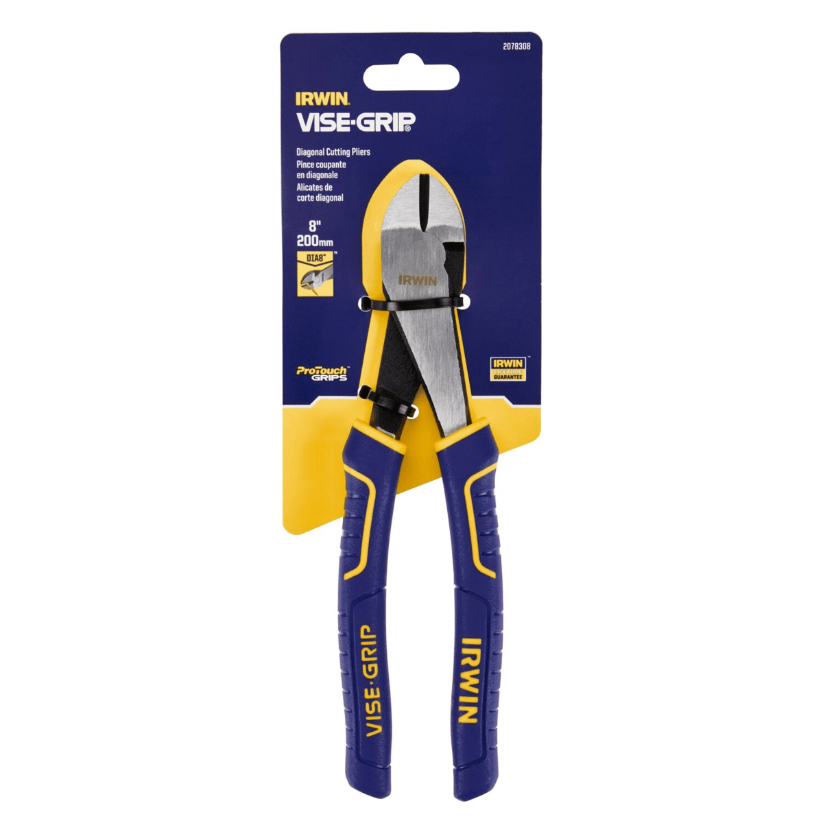 IRWIN Diagonal Cutting Plier, 8ˮ