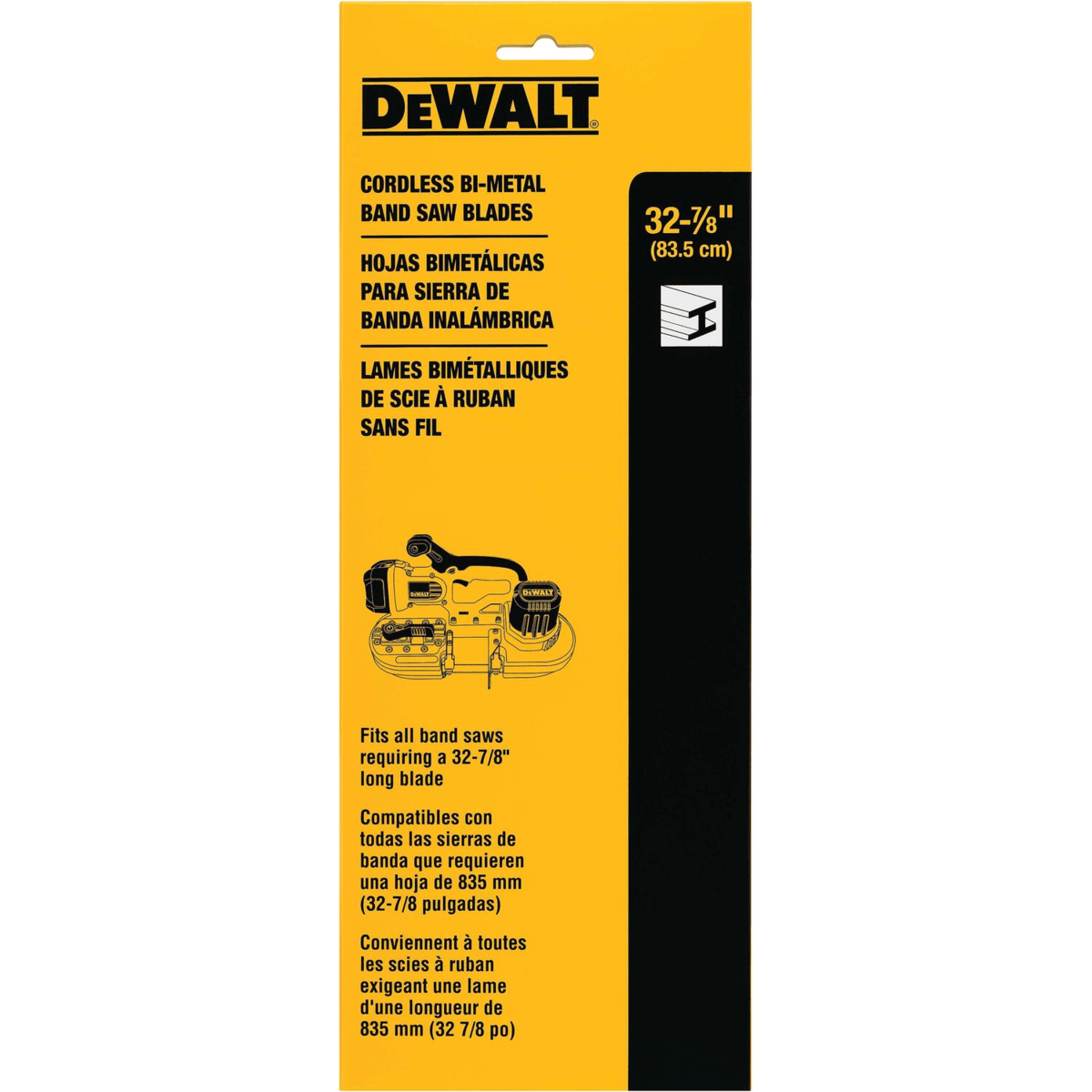 DEWALT Replacement 18 TPI Bandsaw Blade, 3/Pack