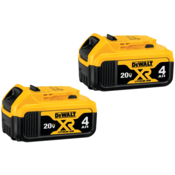 DEWALT 20V MAX XR 4Ah Lithium Ion, 2/Pack
