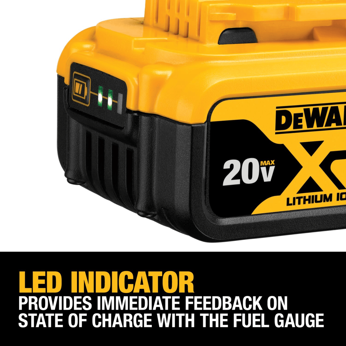 DEWALT 20V MAX Lithium Ion Battery 4/Pack