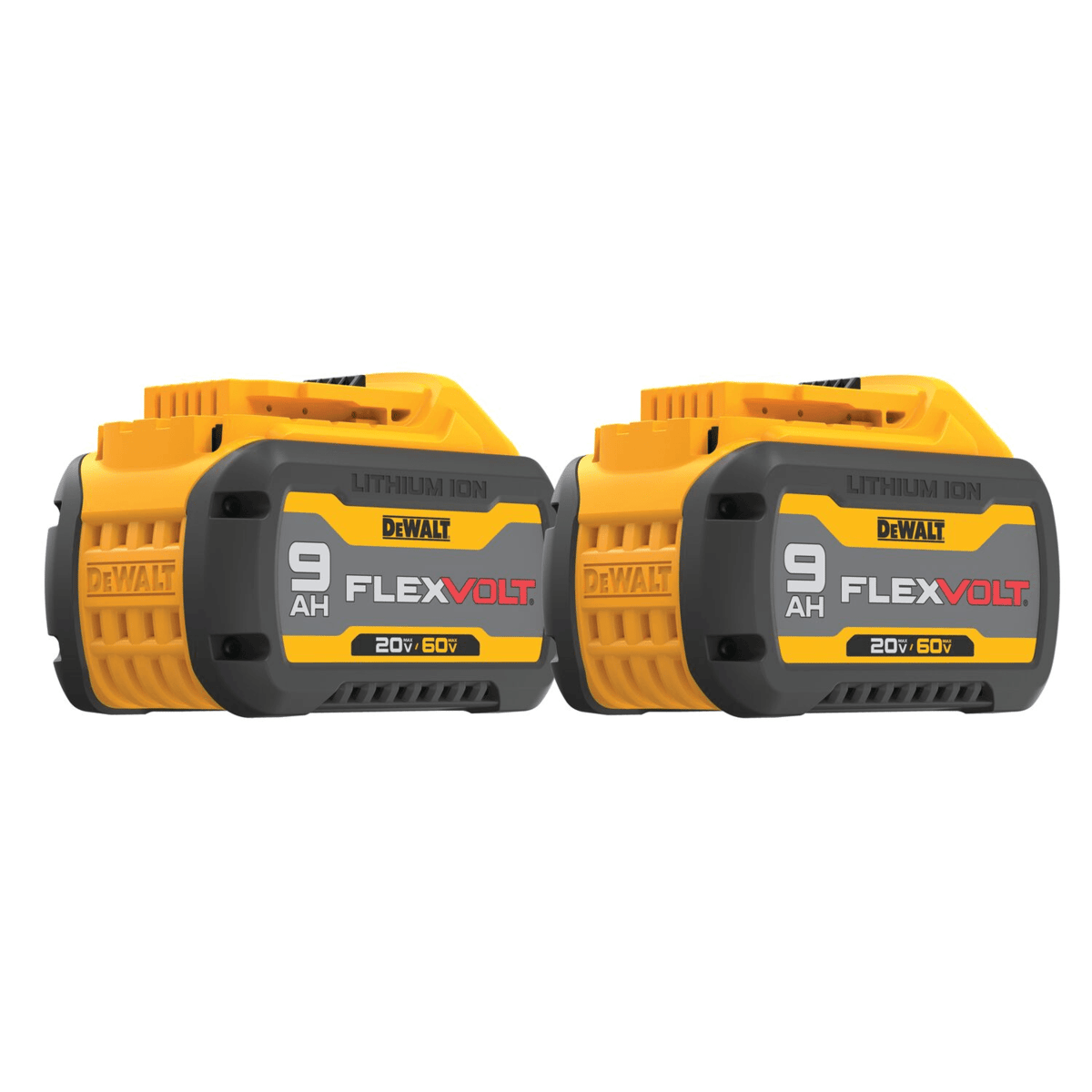 DEWALT 20V/60V MAX FLEXVOLT 9.0 Ah Battery, 2/Pack
