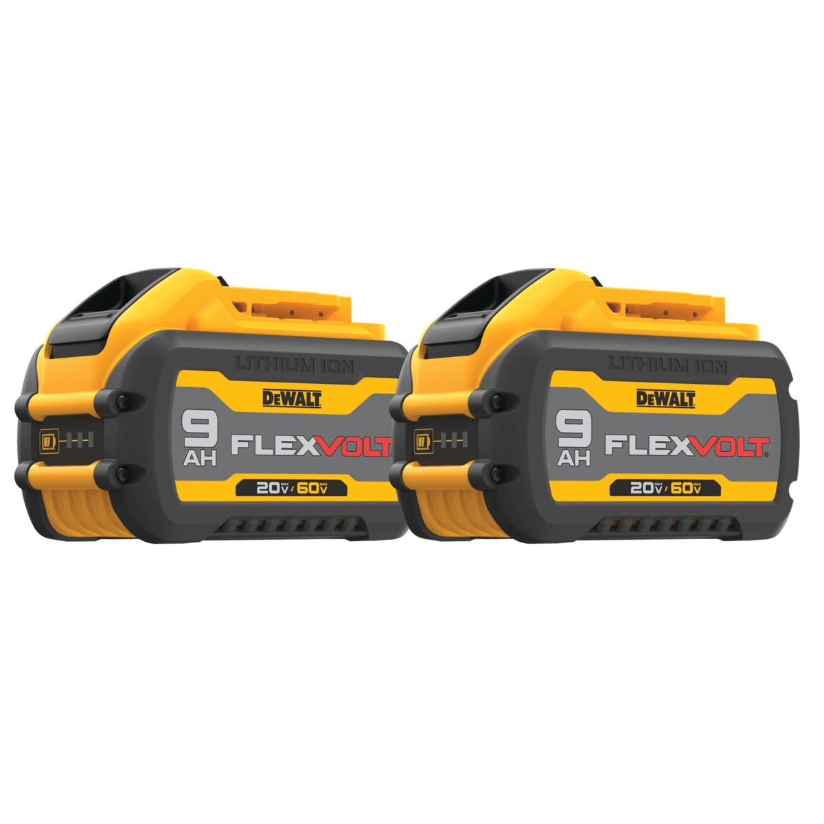 DEWALT 20V/60V MAX FLEXVOLT 9.0 Ah Battery, 2/Pack