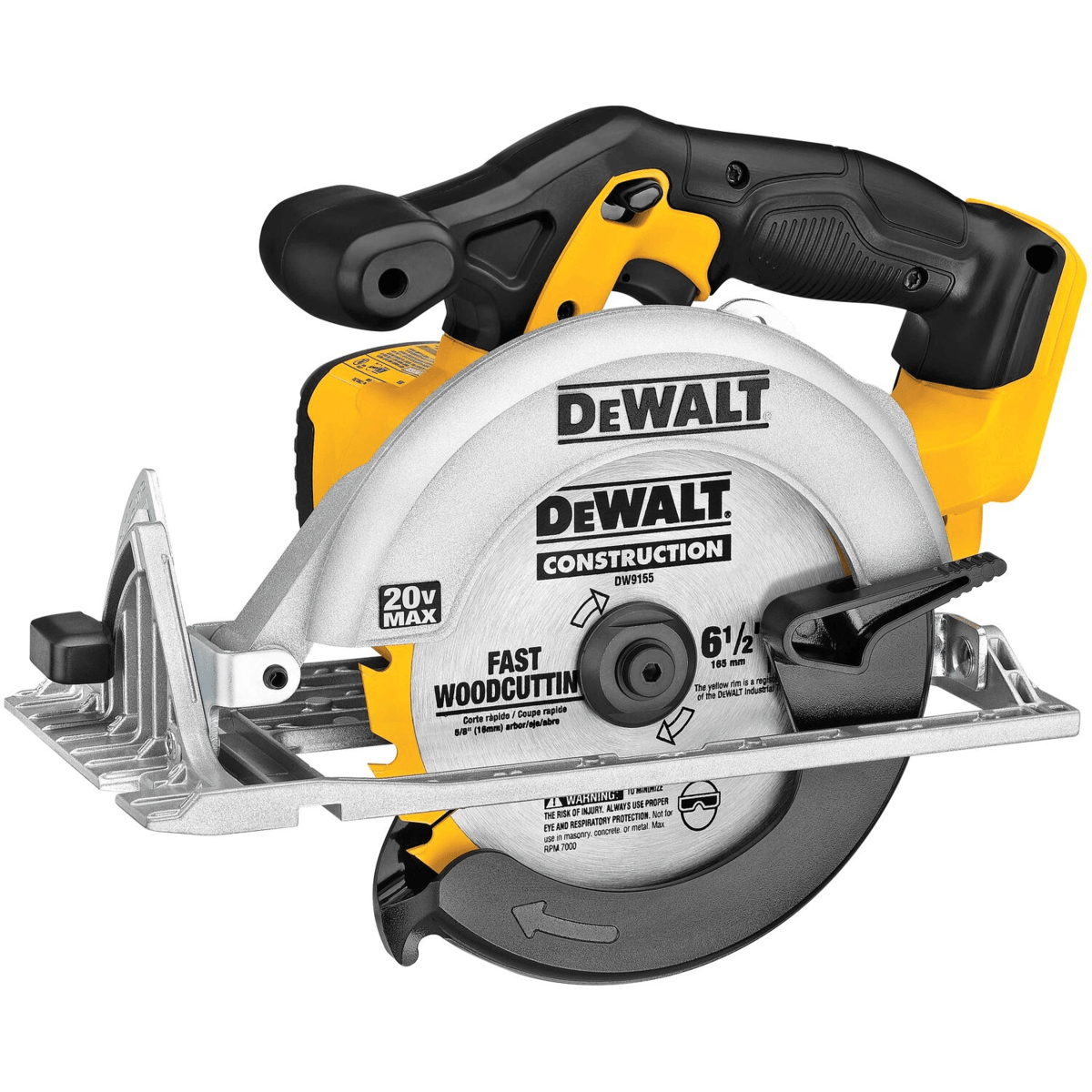 DEWALT 20V MAX Circular Saw, 6-1/2", Tool Only