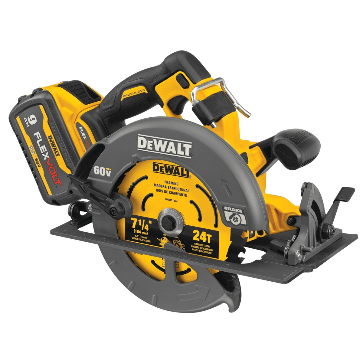DEWALT FLEXVOLT 60V MAX Circular Saw w/ Brake