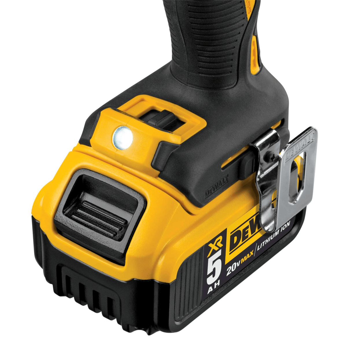 DEWALT 20V MAX XR Brushless Hammer Drill w/ 5.0Ah Batteries
