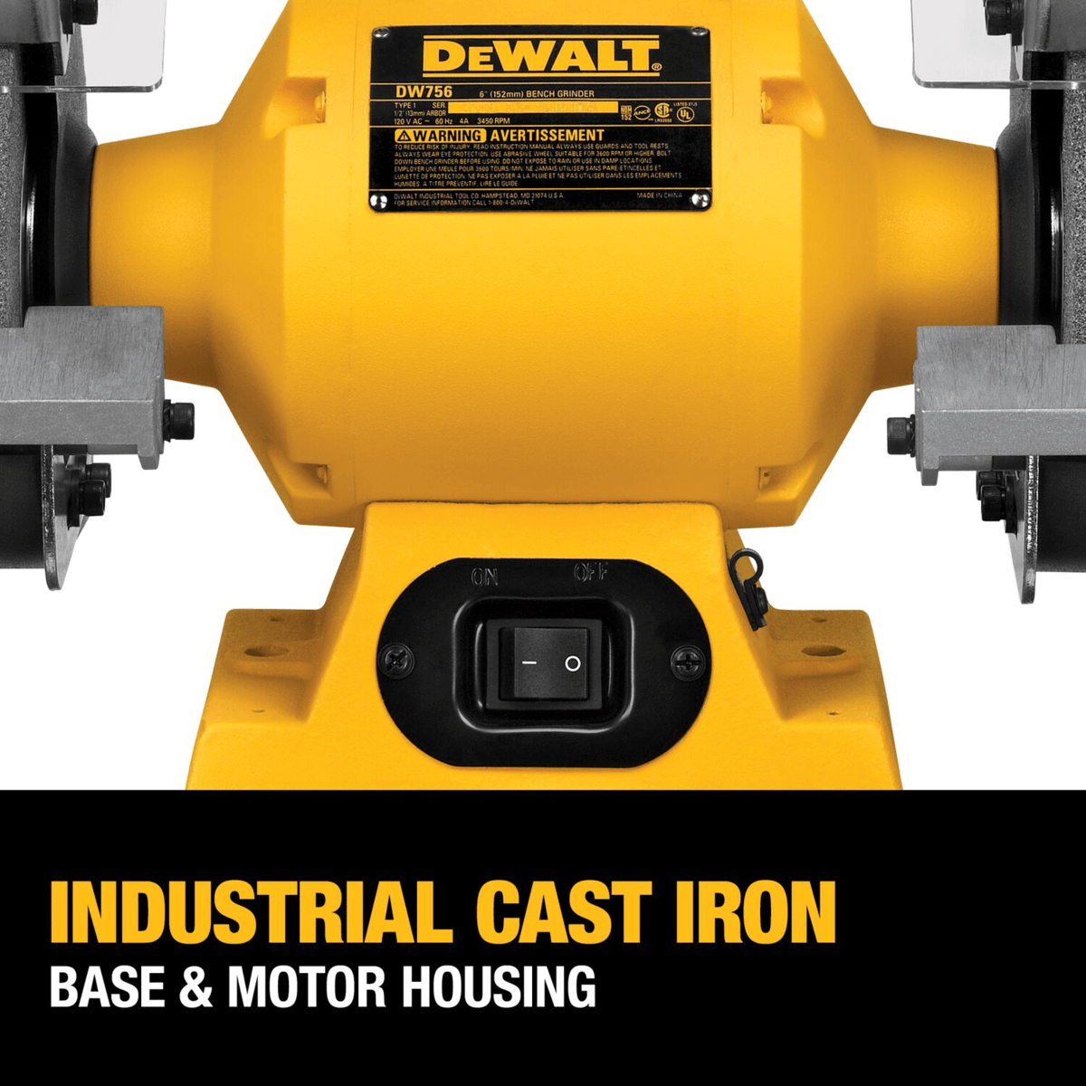 DEWALT Bench Grinder, 6"