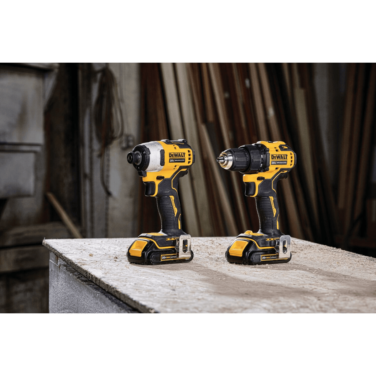 DEWALT ATOMIC 20V MAX Brushless Cordless 2-Tool Combo Kit