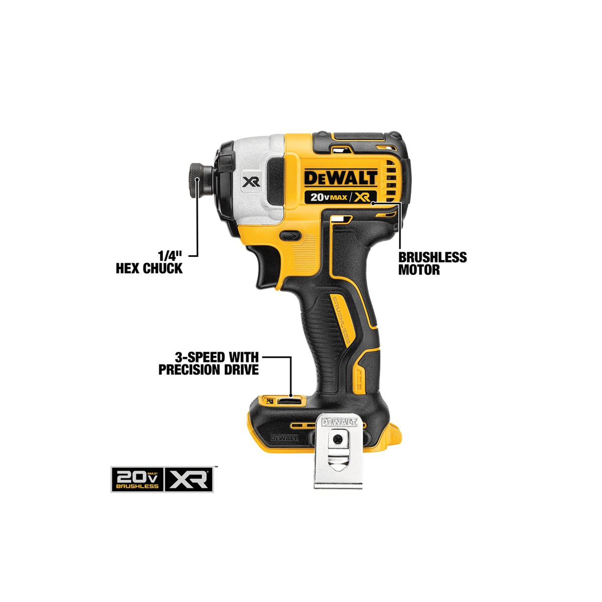 DEWALT 20V MAX XR Brushless Cordless Compact Drill/ Driver and Impact Driver Combo Kit