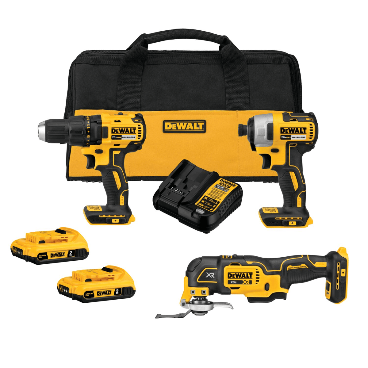 DEWALT 20V MAX Brushless Cordless 3-Tool Combo Kit