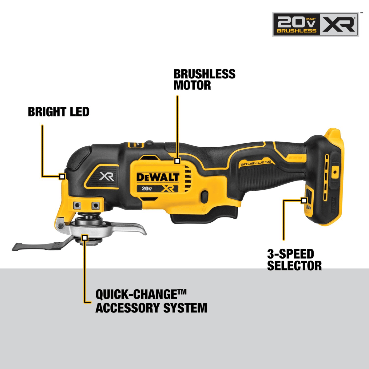 DEWALT 20V MAX Brushless Cordless 3-Tool Combo Kit