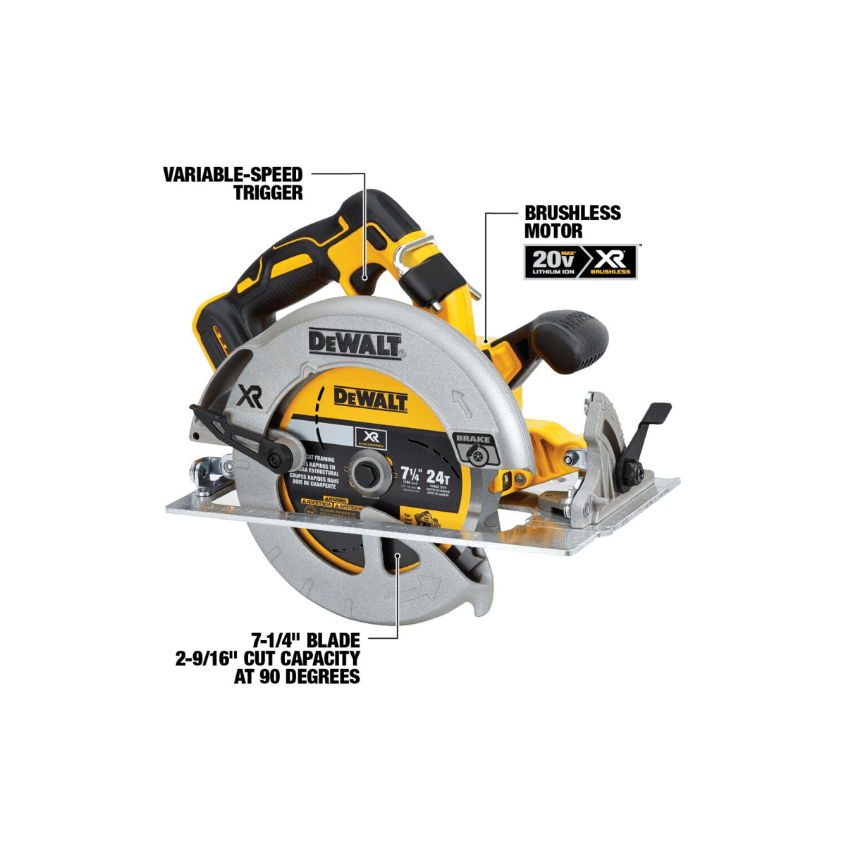 DEWALT 20V MAX XR Brushless Cordless 6-Tool Combo Kit