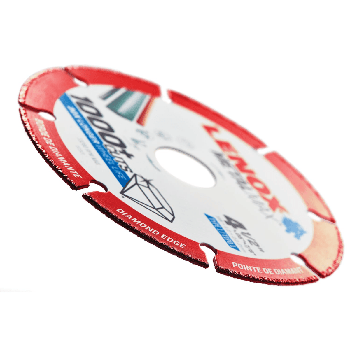 LENOX METALMAX Diamond Edge Cutoff Wheel, 4-1/2" x 7/8"