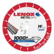 LENOX METALMAX Diamond Edge Cutoff Wheel, 14" x 1"