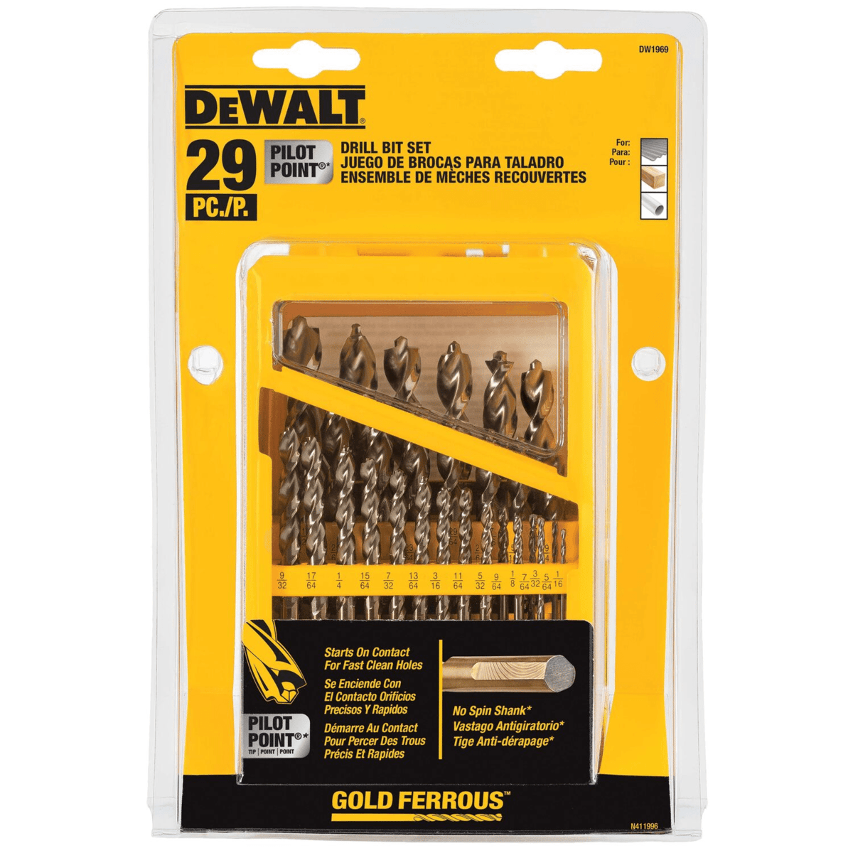 DEWALT 29-Piece PILOT POINT Drill Bit Set