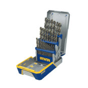 IRWIN 29-Piece Cobalt Alloy Steel M-35 High-Speed Steel Drill Bit Metal Index Set