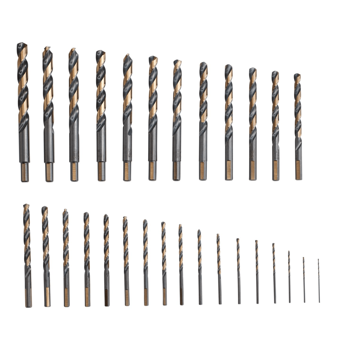 IRWIN 29-Piece Black & Gold Metal Index Drill Bit Set