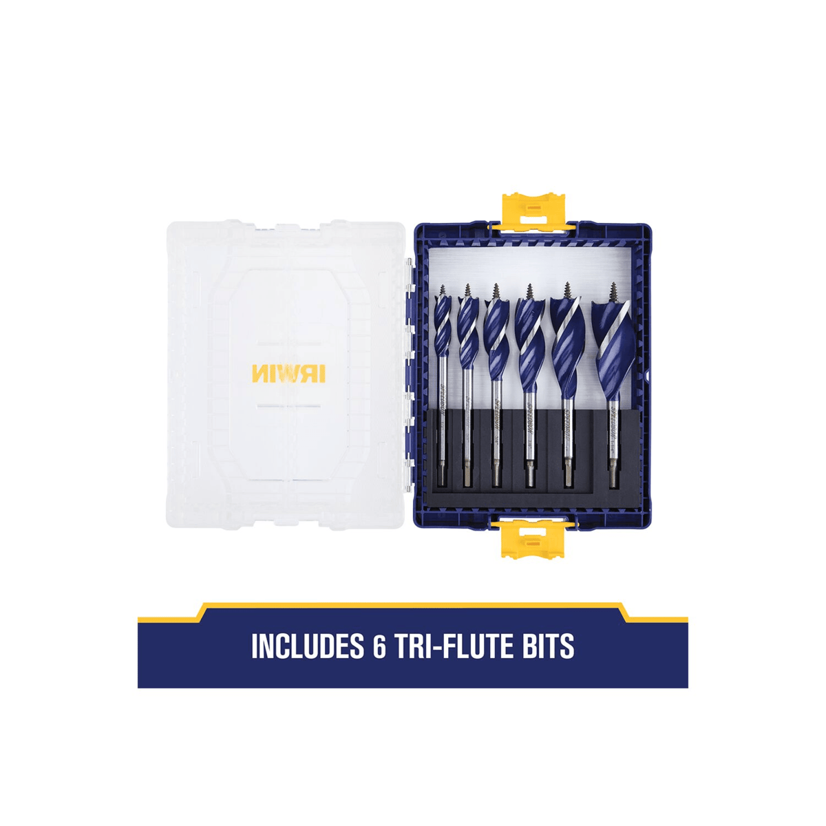 IRWIN 6-Piece Spreedbor Drill Bit Set for Wood