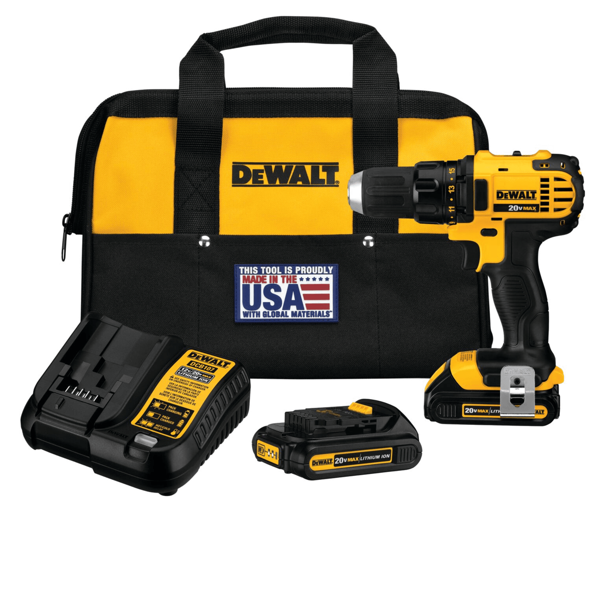 DEWALT 20V Cordless Drill and Driver Kit