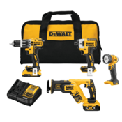 DEWALT 20V MAX XR Premium 4-Tool Combo Kit