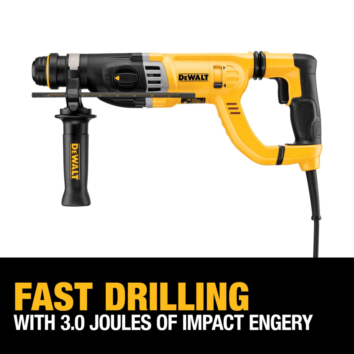 DEWALT D-Handle SDS Hammer Kit, 1-1/8"