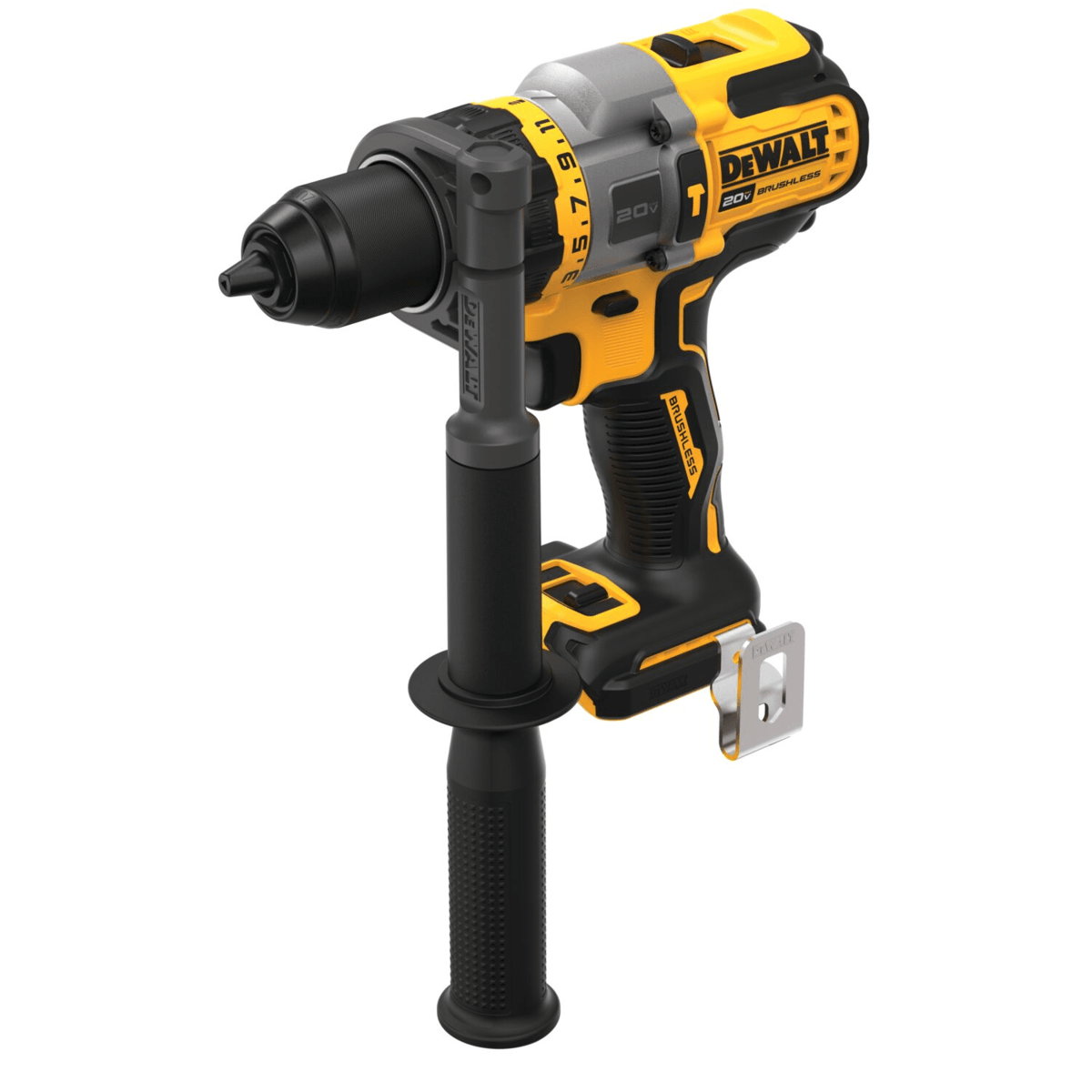 DEWALT 20V MAX Brushless Cordless Hammer Drill/Driver w/ FLEXVOLT Advantage, 1/2", Tool Only