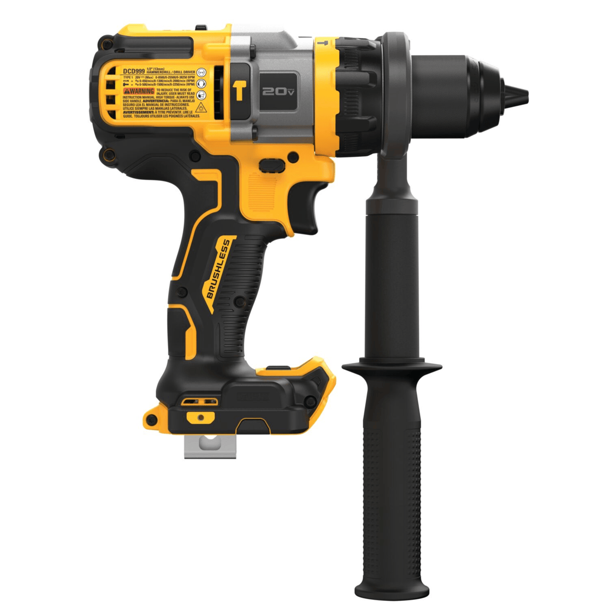DEWALT 20V MAX Brushless Cordless Hammer Drill/Driver w/ FLEXVOLT Advantage, 1/2", Tool Only