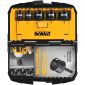 DEWALT 5-Piece Impact-Ready Hole Saw Set