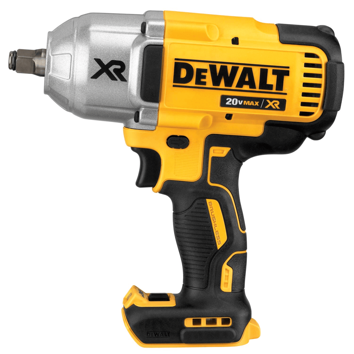 DEWALT 20V MAX XR High Torque Impact Wrench w/ Hog Ring Anvil, 1/2", Bare