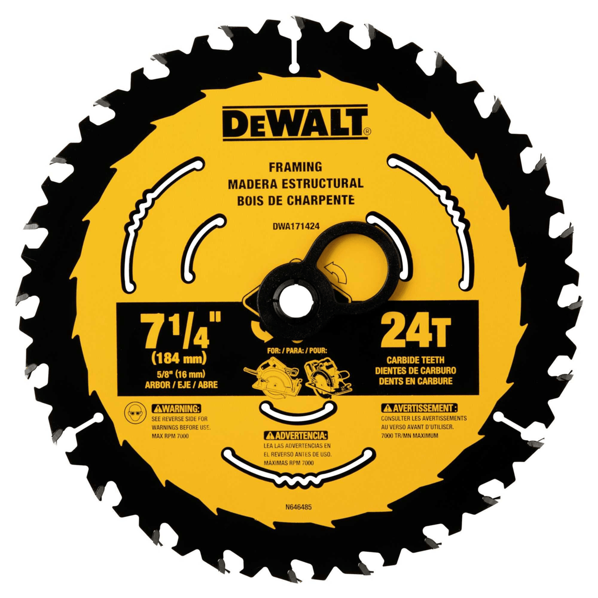 DEWALT Replacement Blade, 7-1/4"