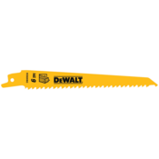 DEWALT 6 TPI Blades for Wood Applications, 6", Pack of 5