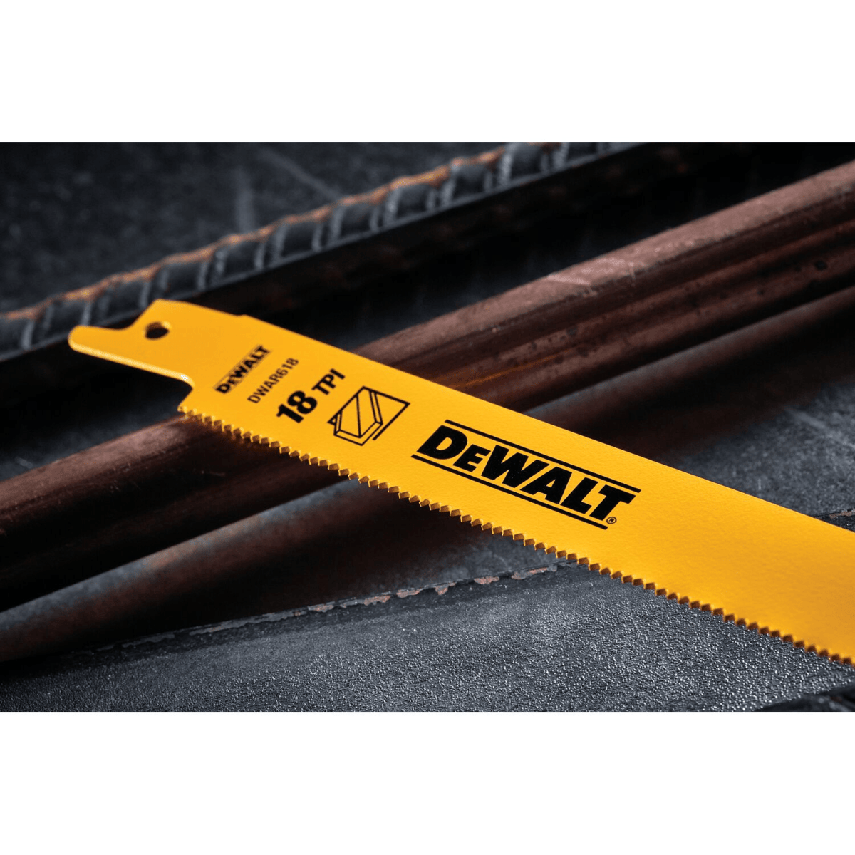 DEWALT 18 TPI Blades for Metal Applications, 6", Pack of 5