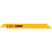 DEWALT 18 TPI Blades for Metal Applications, 8", Pack of 5