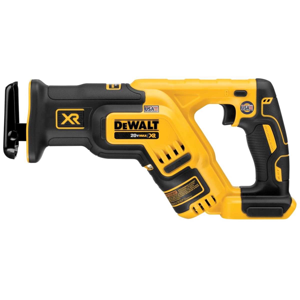 DEWALT 20V MAX XR Brushless Compact Reciprocating Saw, Tool Only