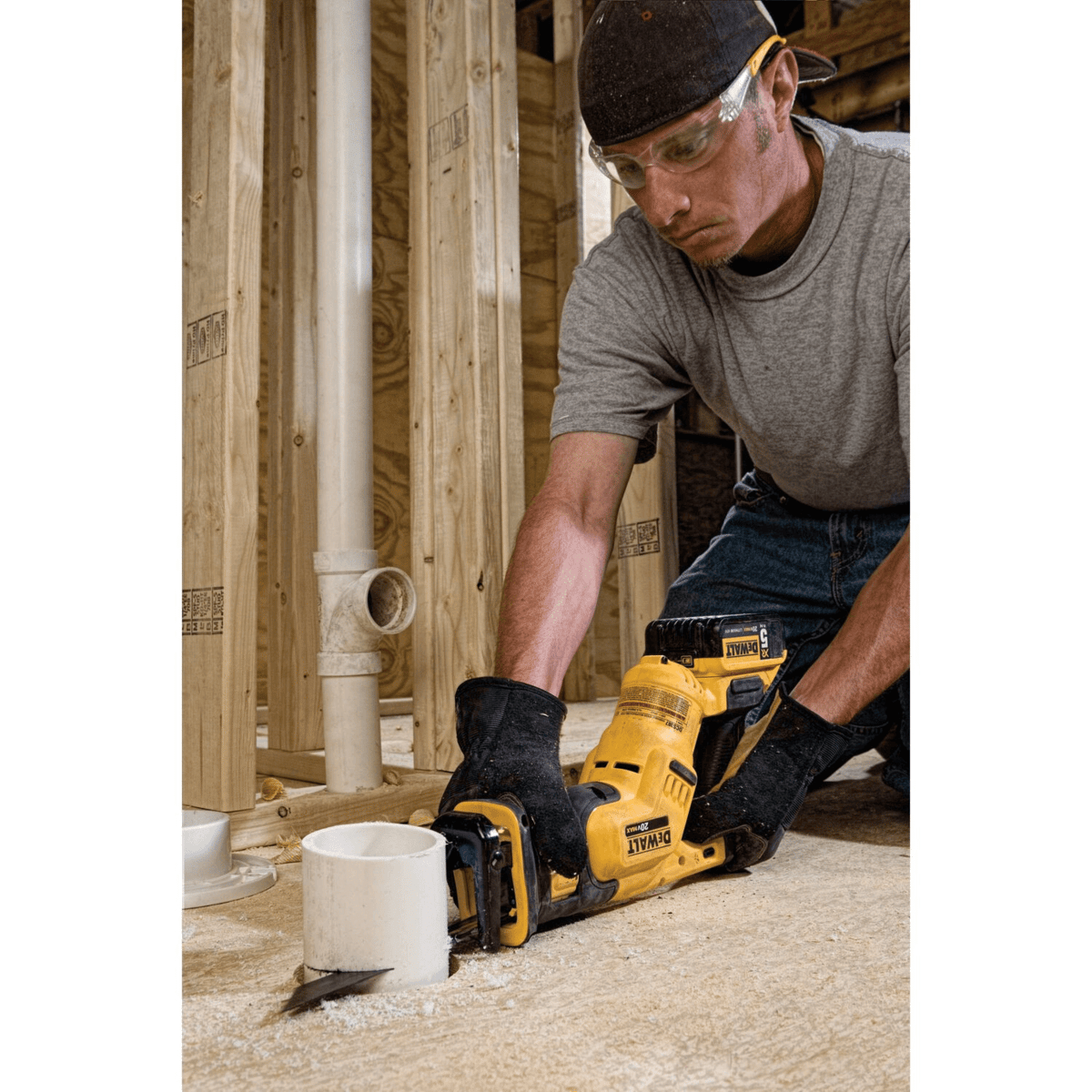 DEWALT 20V MAX Compact Cordless Reciprocating Saw, Tool Only