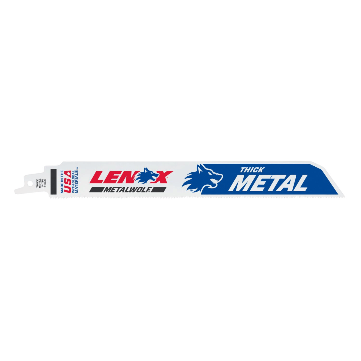 LENOX Bi-Metal Cutting Reciprocating Saw Blade, 9", 14 TPI, 25/Pack